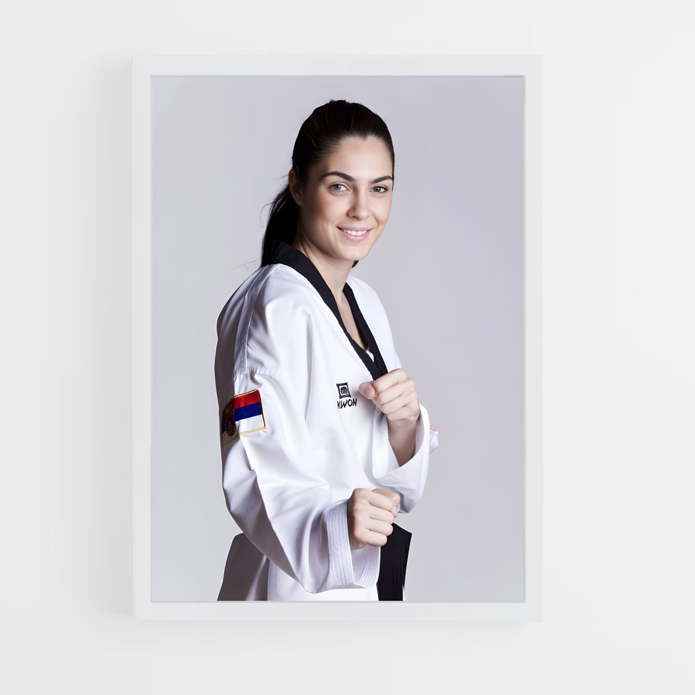 Poster L'Art de la Combatante – affiche Taekwondo (vue 3)